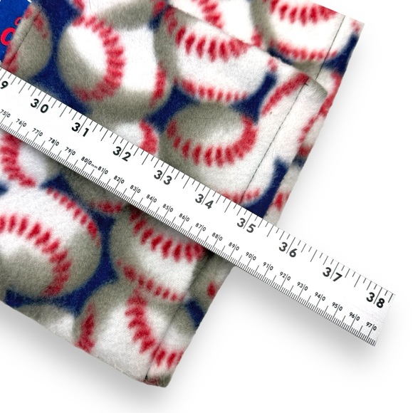 Chicago‎ Cubs Pocket Scarf Soft Fleece Reversible Glitter Logo MLB Baseball Fan - Picture 8 of 11